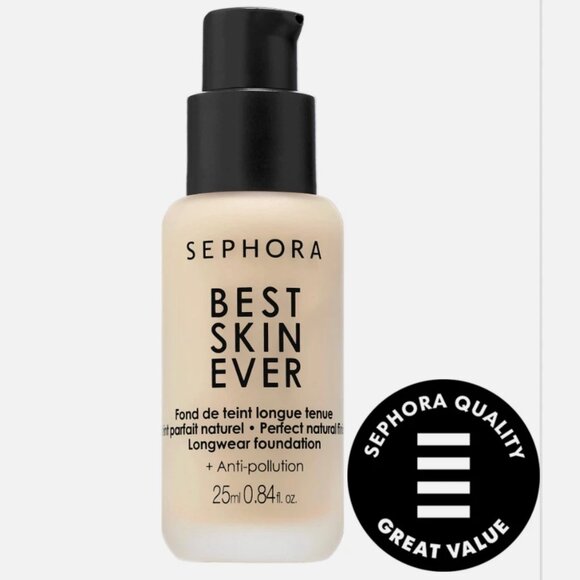 NEW! SEPHORA COLLECTION Best Skin Ever Liquid Foundation 0.84 fl. oz. 03P - Picture 1 of 3